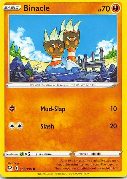 Binacle - Lost Origin #106/196