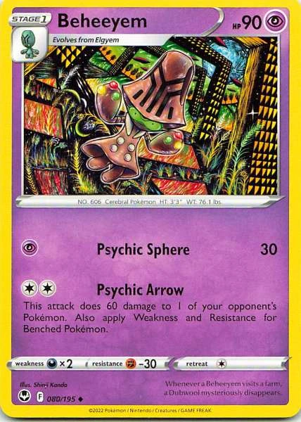 Beheeyem - Silver Tempest #080/195