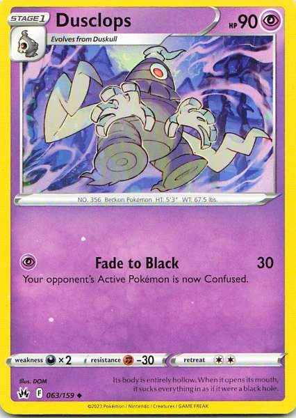 Dusclops - Crown Zenith #063/159