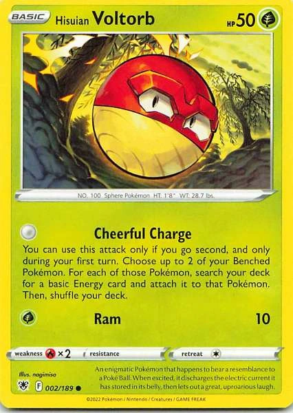 Hisuian Voltorb - Astral Radiance #002/189
