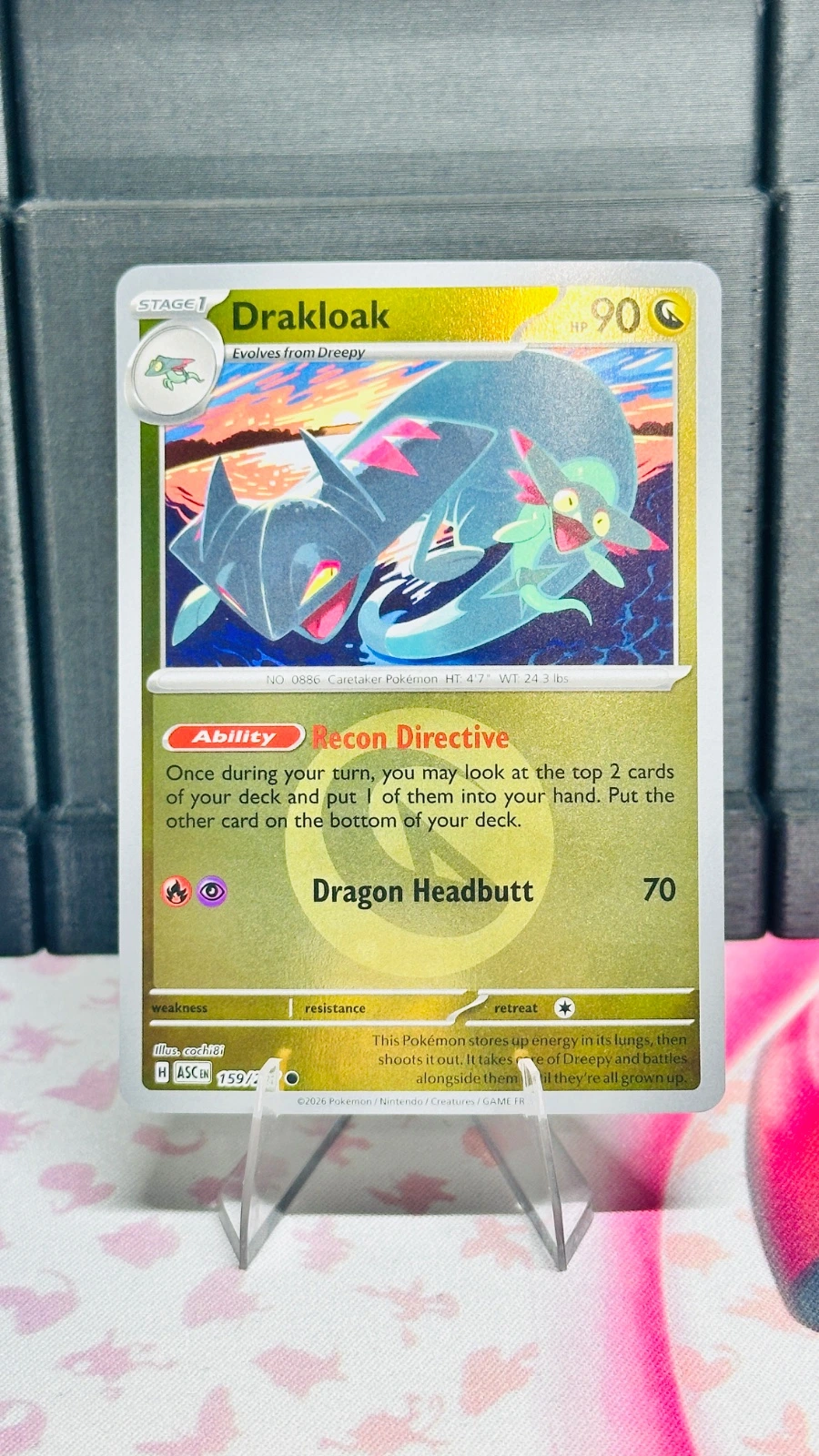 Drakloak #159 (energy symbol) - Ascended Heroes