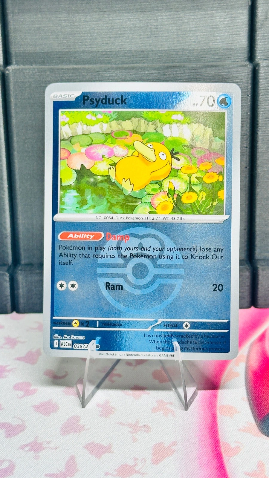 Psyduck #039 (love ball & energy symbol) - Ascended Heroes