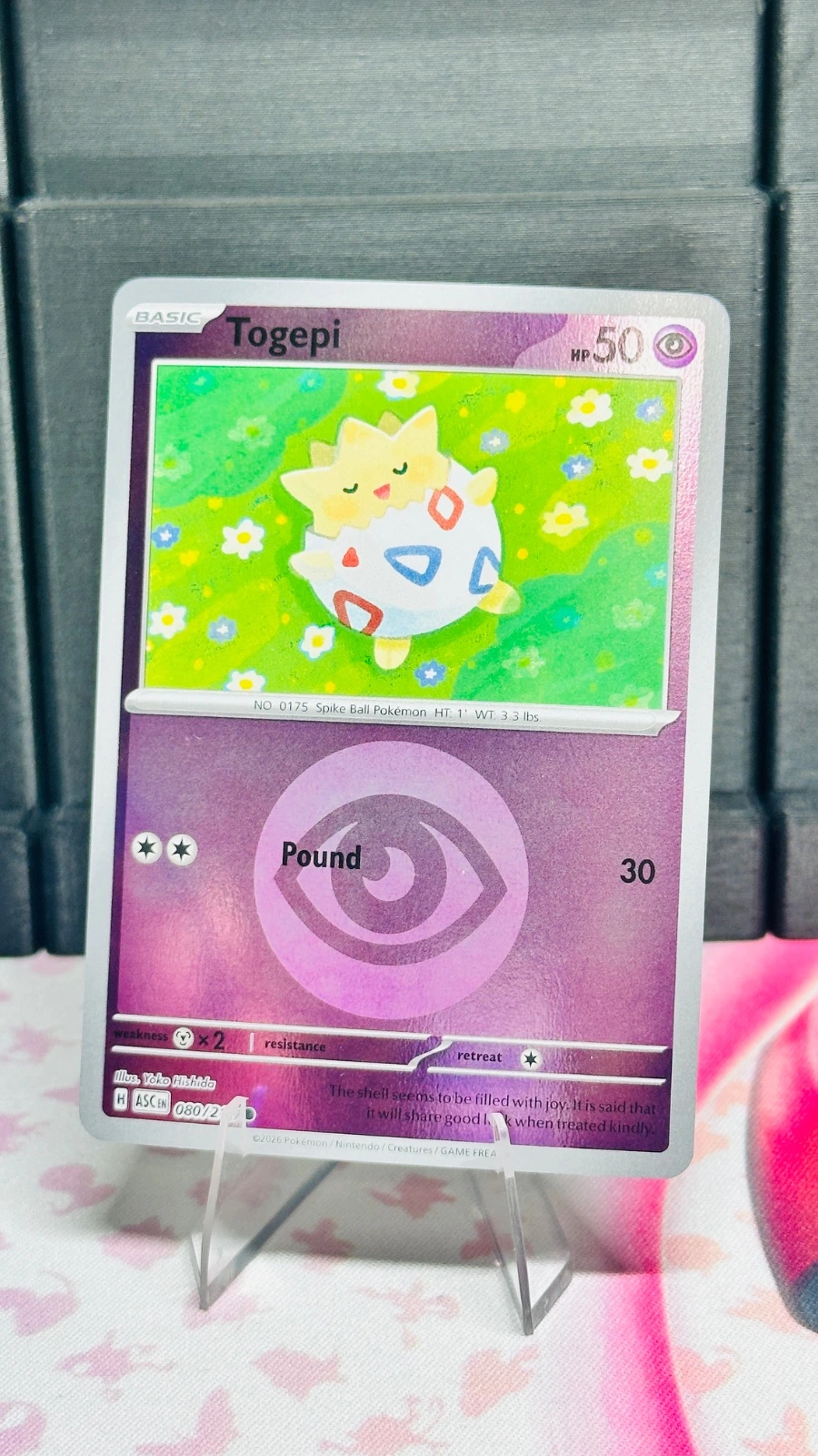 Togepi #080 (energy symbol) - Ascended Heroes