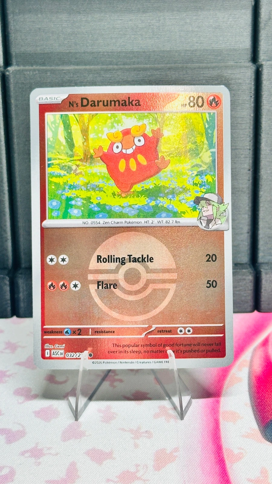 N’s Darumaka #032 (poke ball) - Ascended Heroes