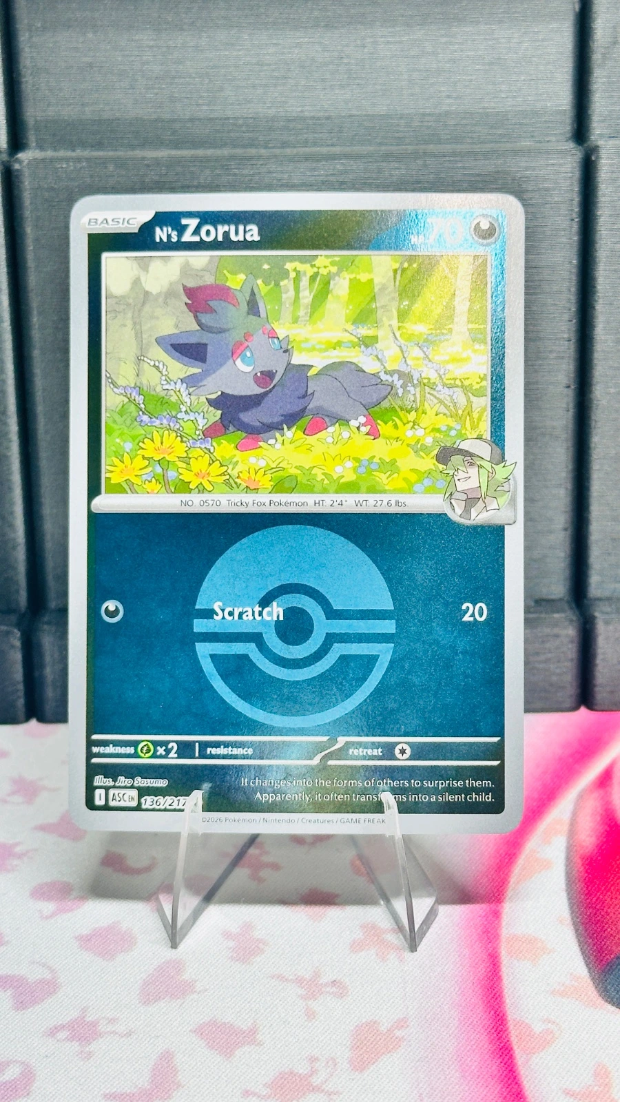 N’s Zorua #136 (poke ball) - Ascended Heroes