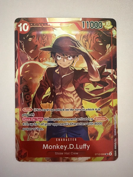 Monkey.D.Luffy - Treasure Booster #ST10-006