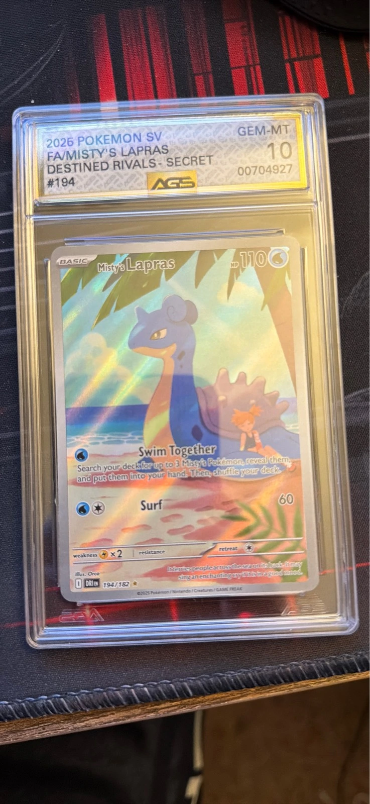 Misty's Lapras - Destined Rivals #194/182