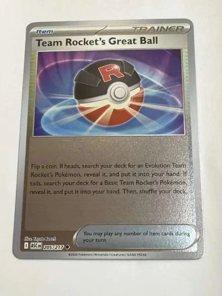 Team Rocket's Great Ball - ASC #205/217