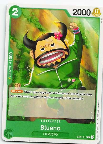 Blueno - Extra Booster: Memorial Collection #EB01-017