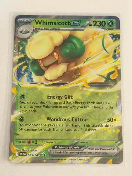 Whimsicott ex - White Flare #005/086