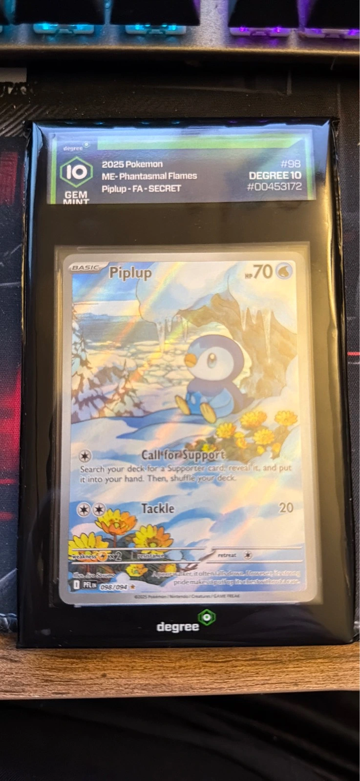 Piplup - ME-Phantasmal Flames #098/094