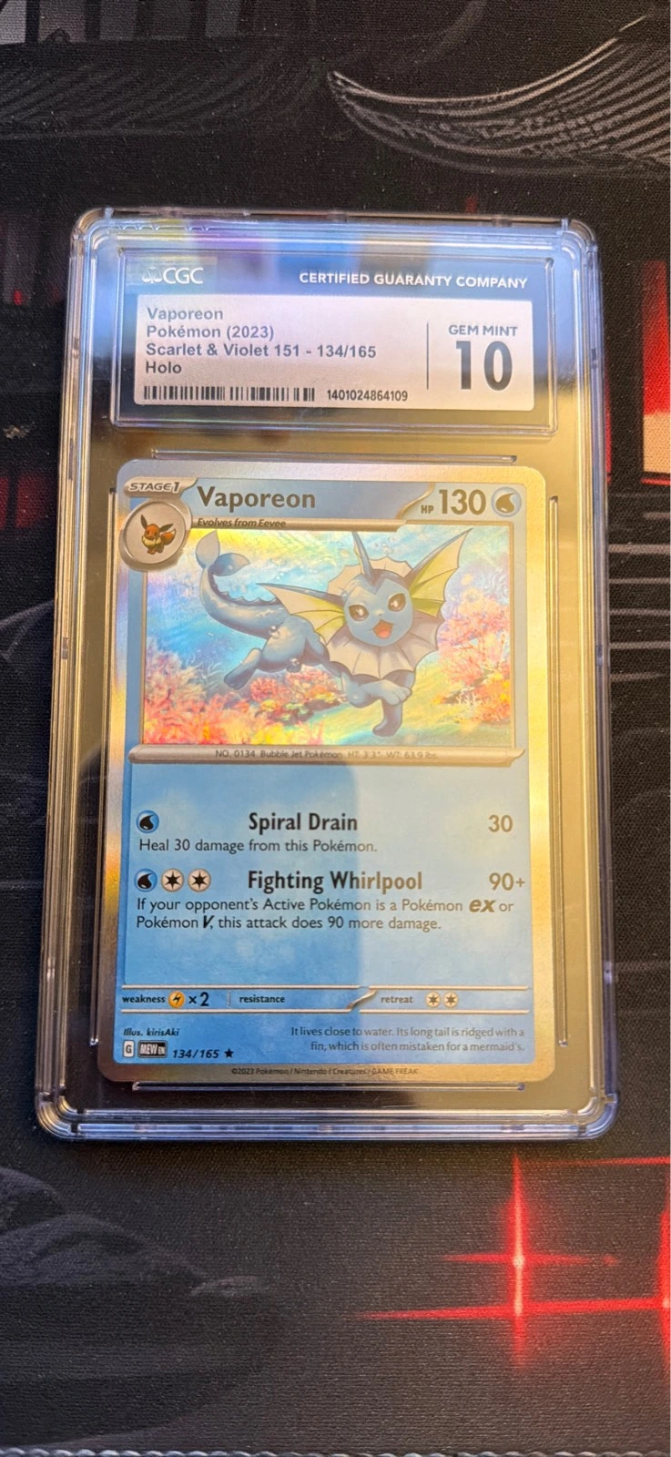 Vaporeon - Scarlet & Violet 151 #134/165