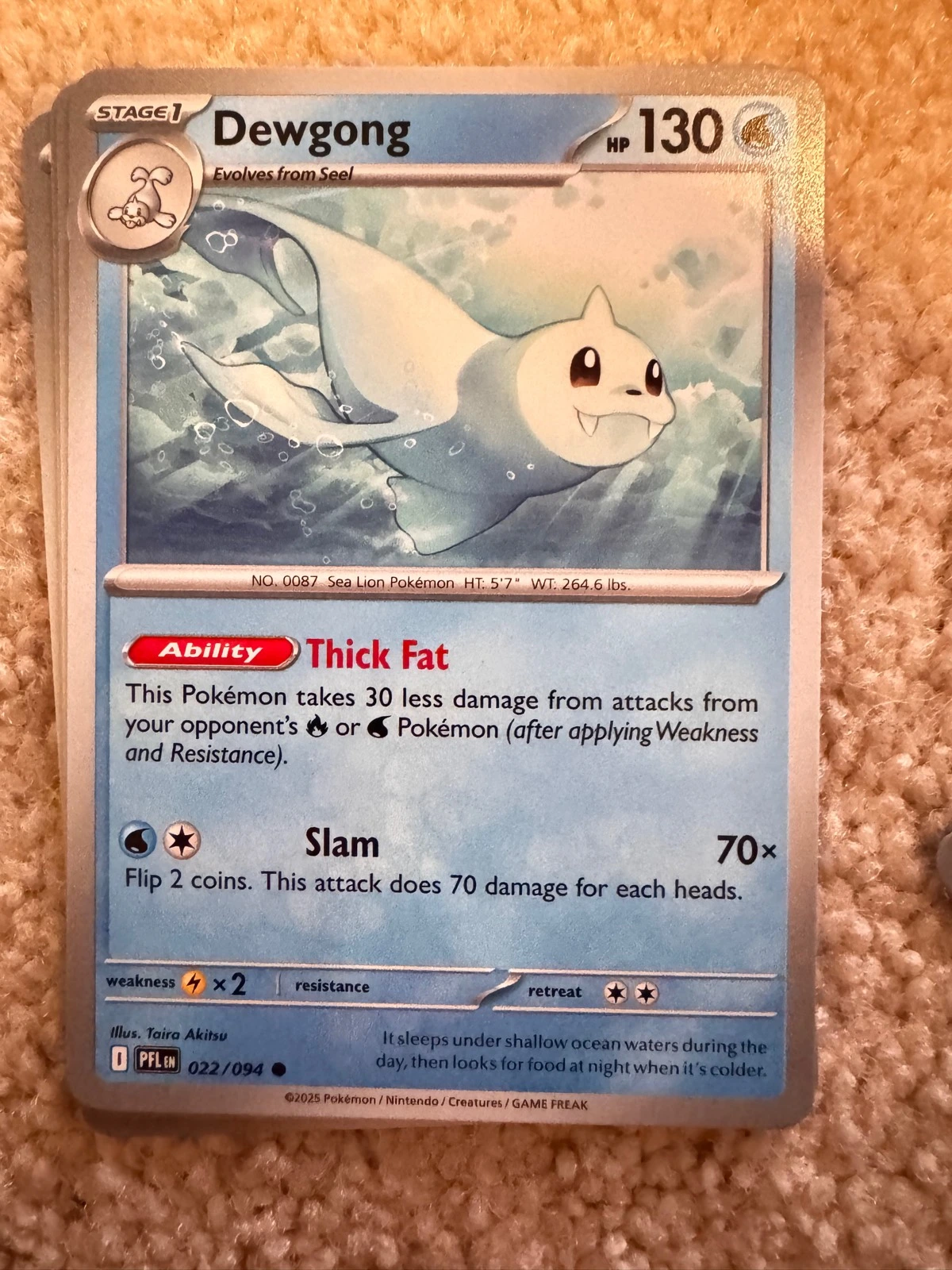 Dewgong - Phantasmal Flames #022/094