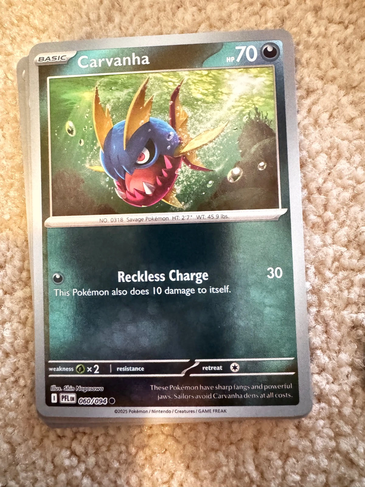 Carvanha - Phantasmal Flames #060/094