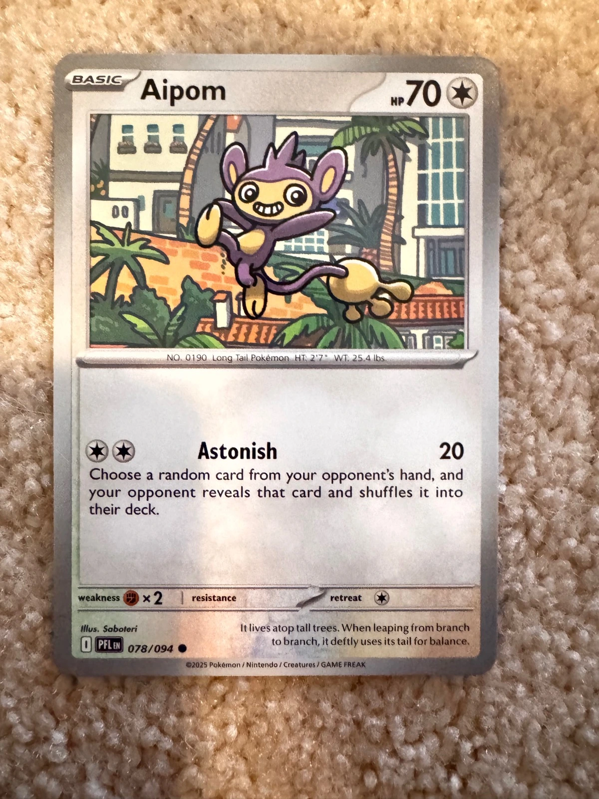 Aipom - Phantasmal Flames #078/094