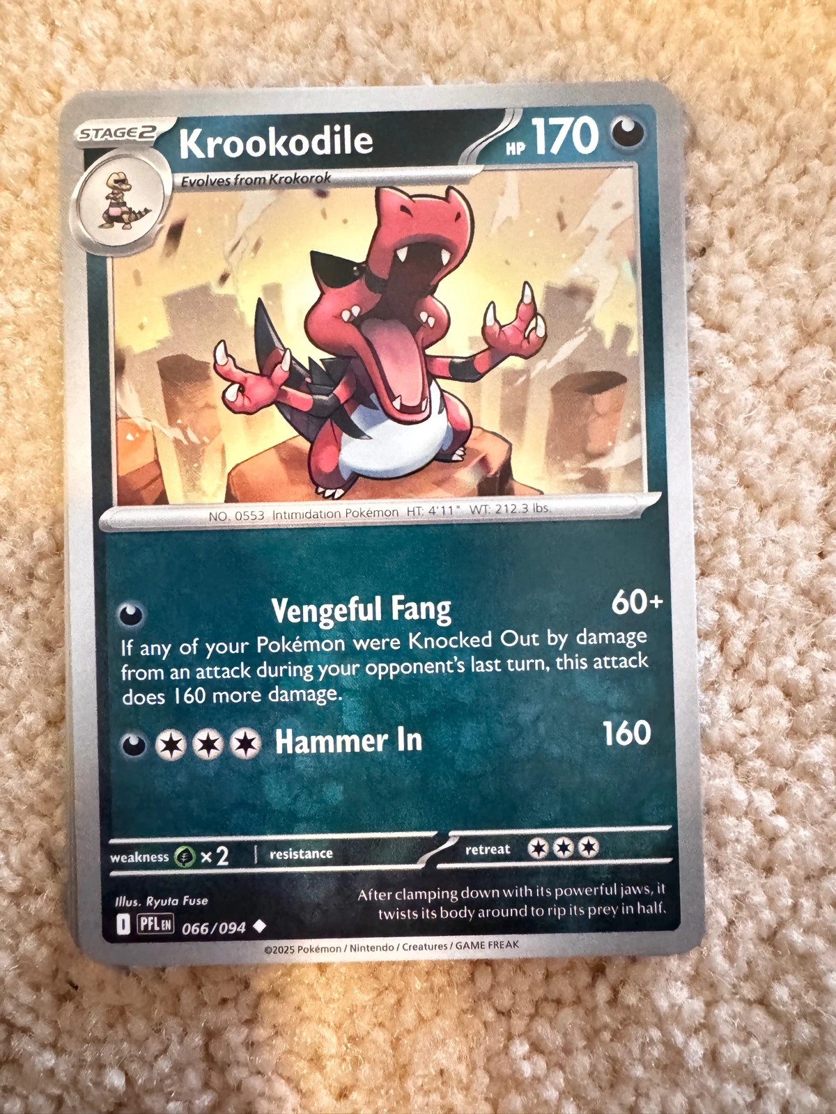 Krookodile - Phantasmal Flames #066/094