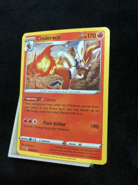 Cinderace - Sword & Shield Base Set #034/202