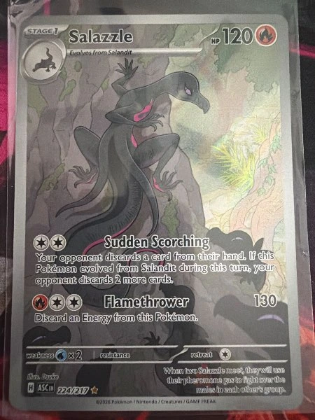 Salazzle Illustration Rare - Ascended Heroes #224/217