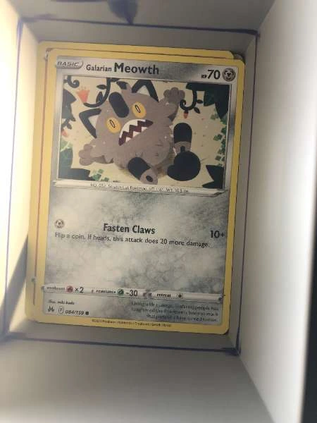 Galarian Meowth - Crown Zenith #084/159