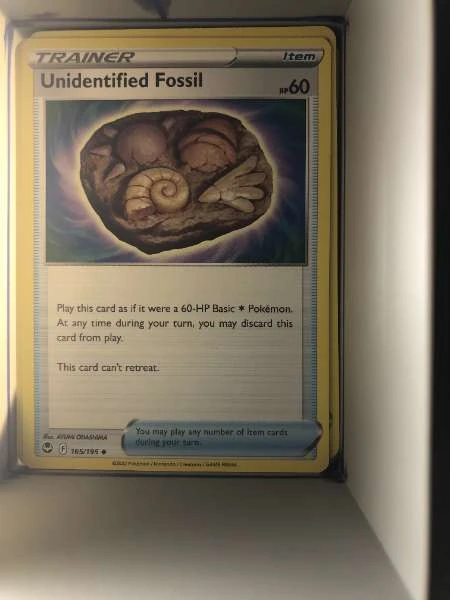 Unidentified Fossil - Silver Tempest #165/195