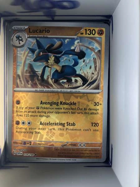 Lucario - Scarlet & Violet Base Set #114/198
