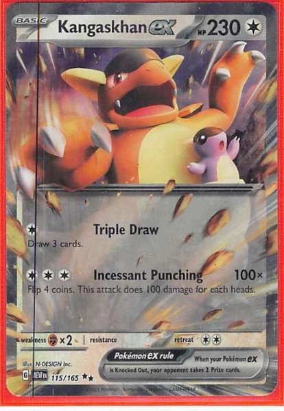 Kangaskhan ex - 151 #115/165