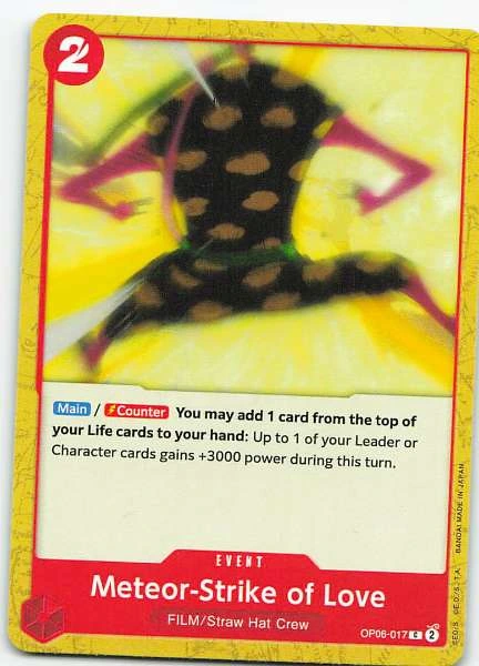Meteor-Strike of Love - Wings of the Captain #OP06-017