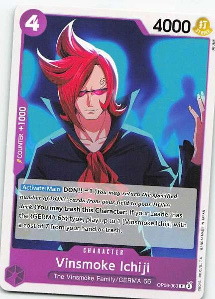 Vinsmoke Ichiji - Premium Booster -The Best- #OP06-060