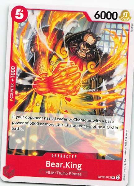 Bear.King - Wings of the Captain #OP06-012