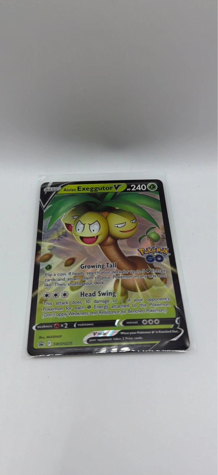 Alolan Exeggutor V - Pokémon GO #SWSH225