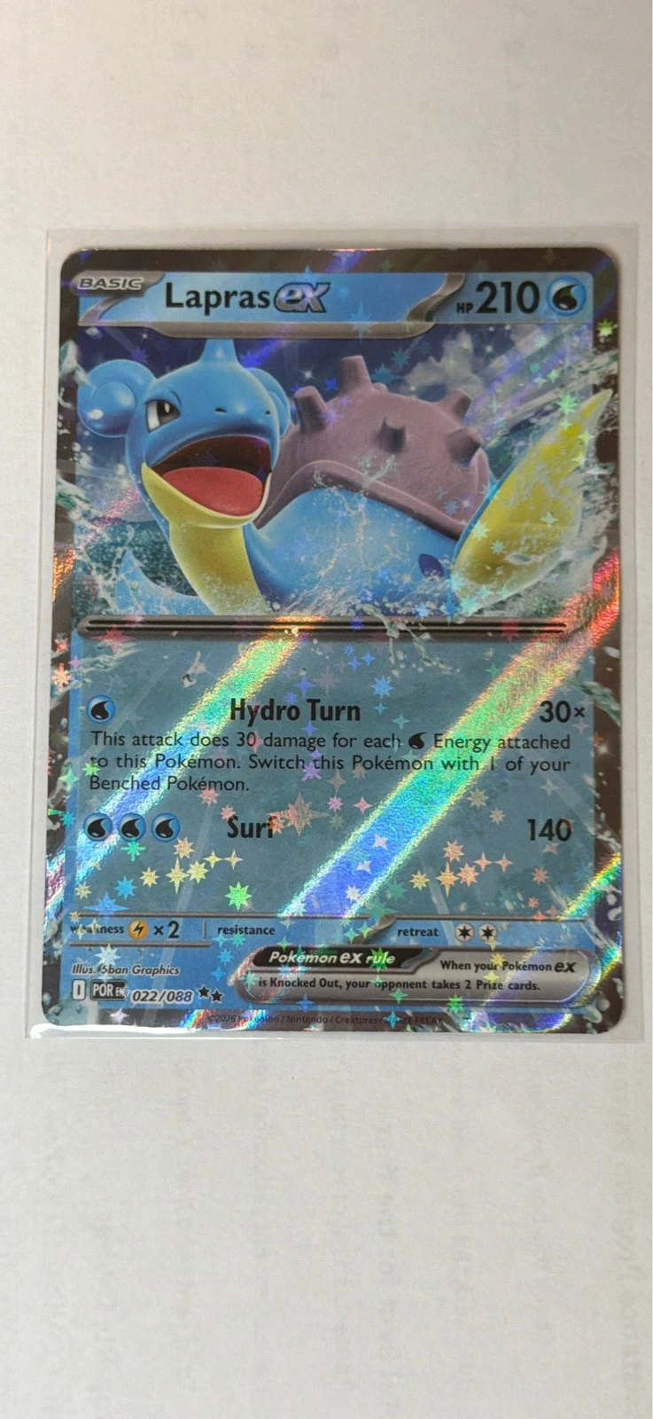 Lapras ex - Perfect order #022/088