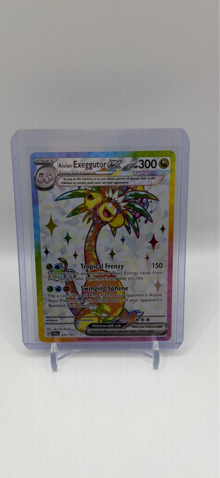 Alolan Exeggutor ex #225/191