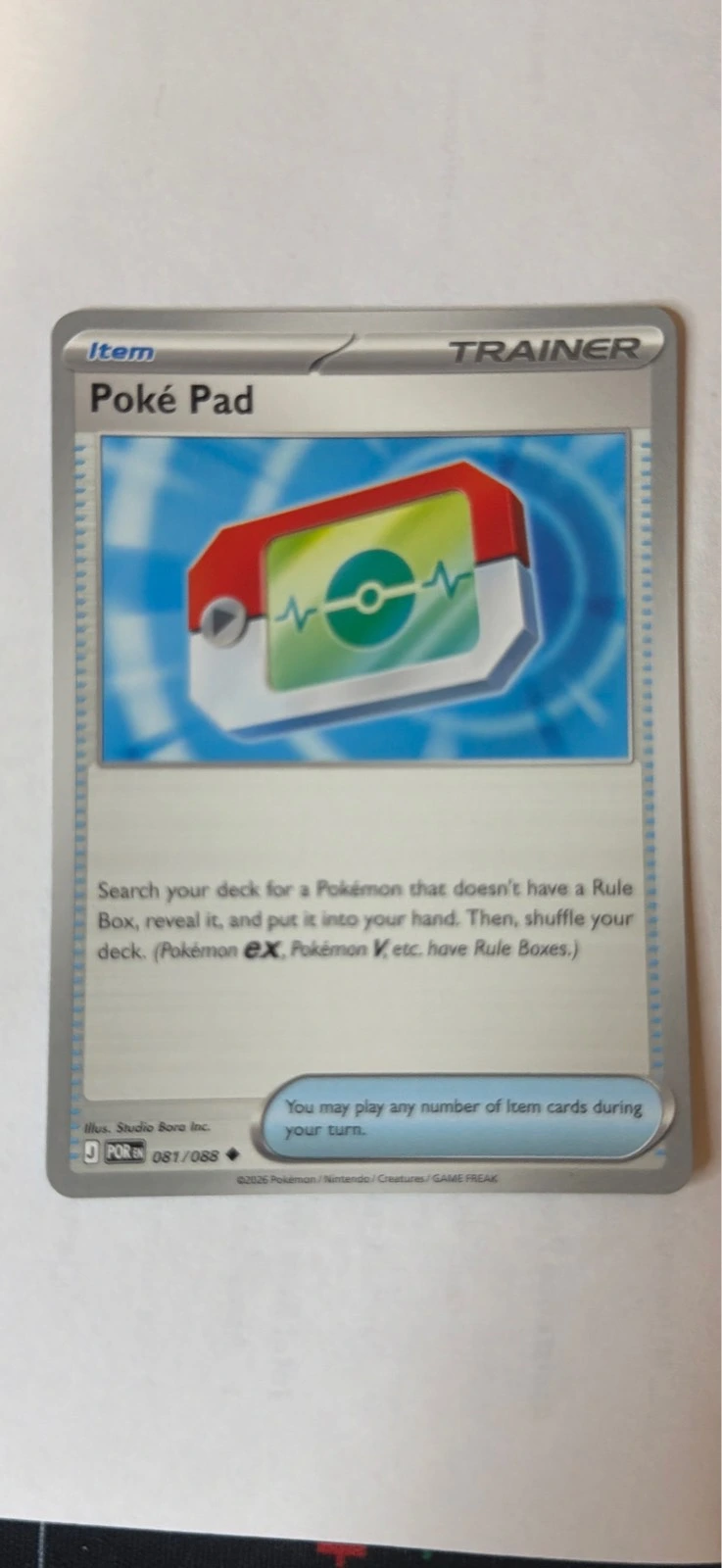 Poké Pad - Perfect Order #081/088