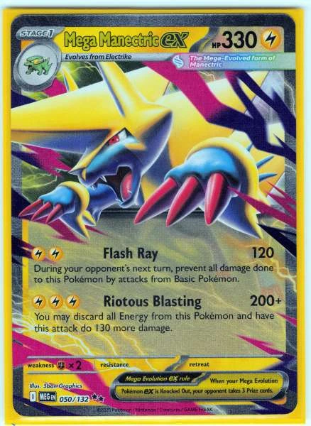 Mega Manectric ex - XY—Phantom Forces #050/132