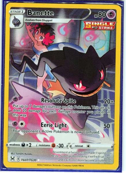 Banette - Lost Origin #TG07/TG30