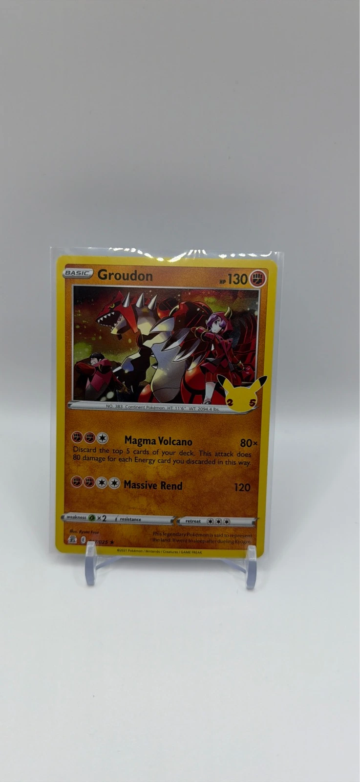Groudon #7/025