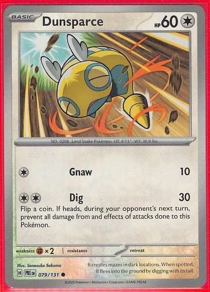 Dunsparce - Prismatic Evolutions #079/131