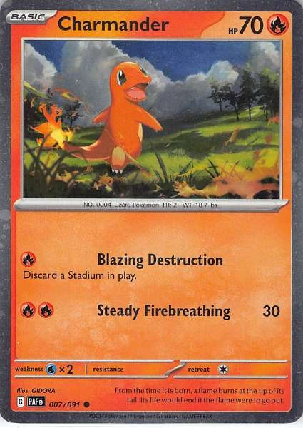 Charmander - Paldean Fates #007/091
