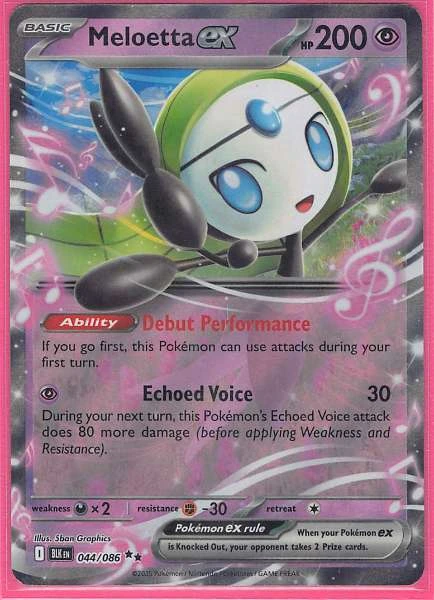 Meloetta ex - Black Bolt #044/086