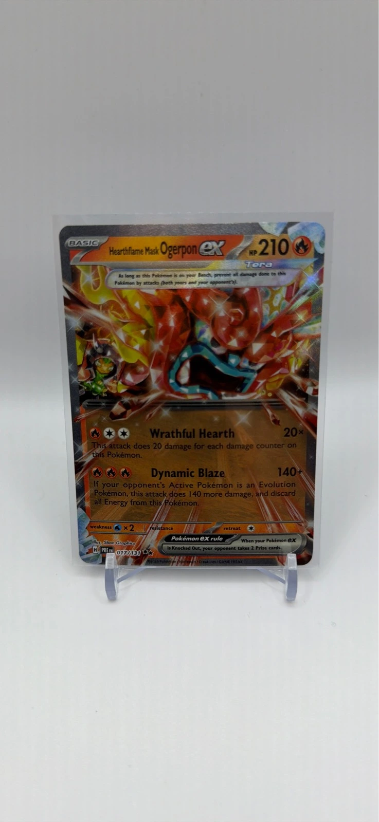 Hearthflame Mask Ogerpon ex - Prismatic Evolutions #017/131