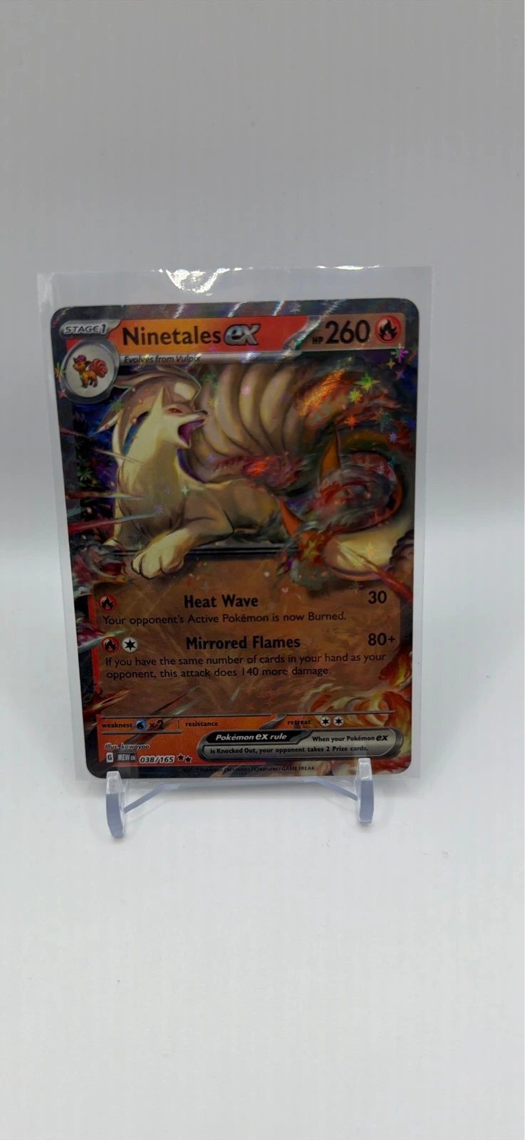 Ninetales ex - MEW #038/165