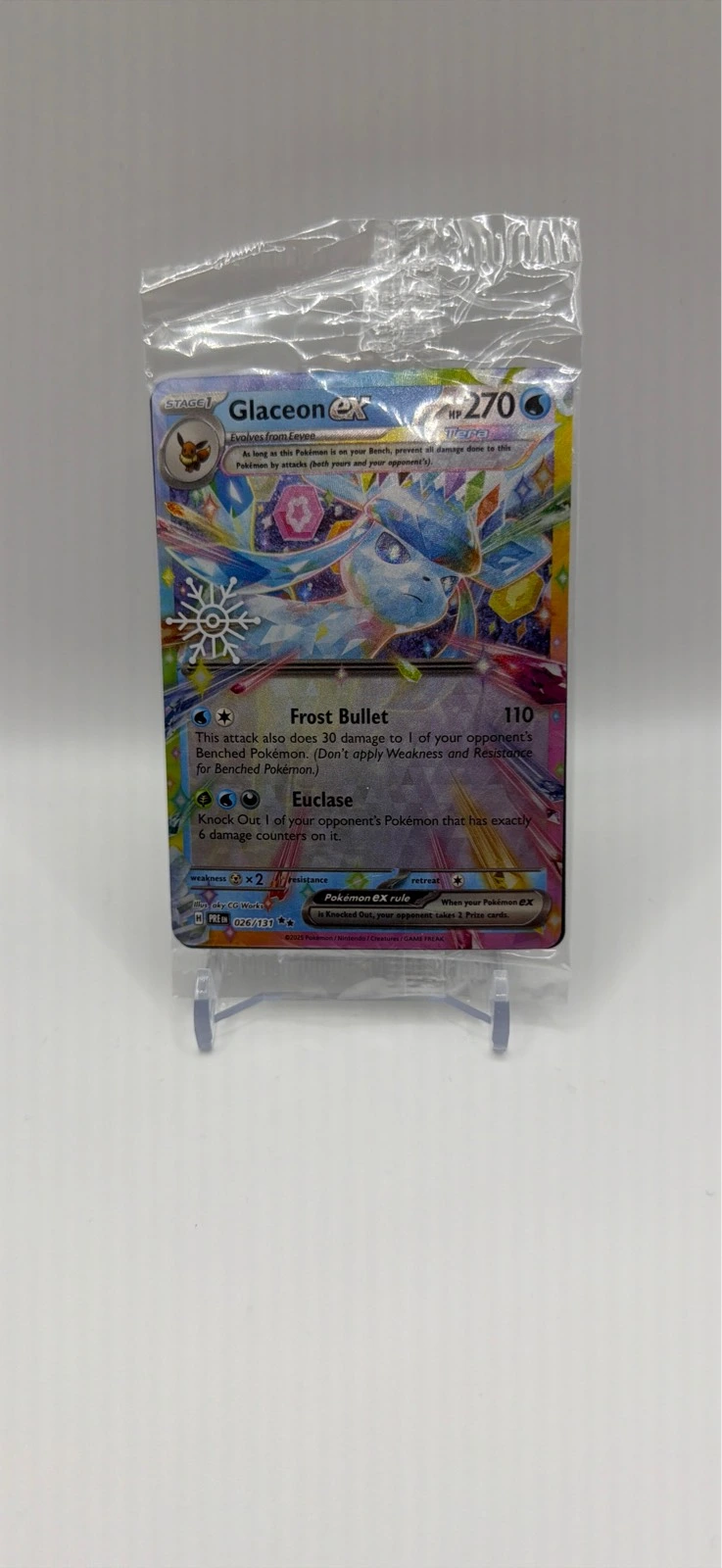 Glaceon ex Sealed - Prismatic Evolutions #026/131