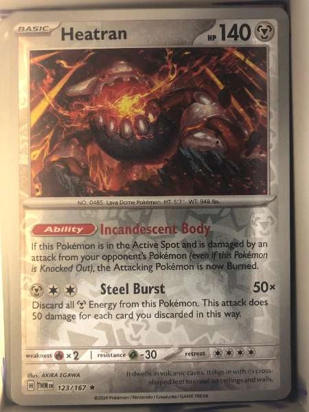 Heatran - Twilight Masquerade #123/167