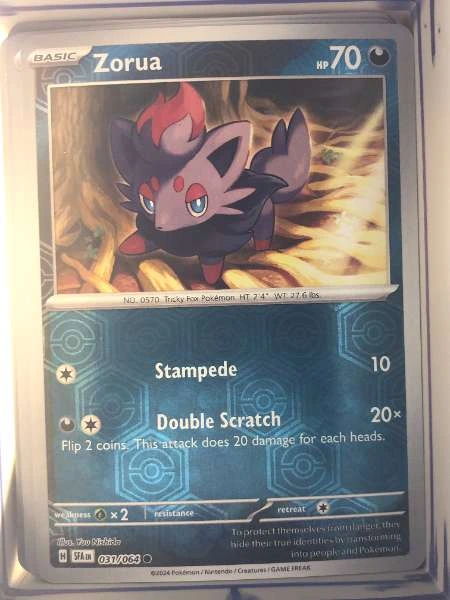 Zorua - Shrouded Fable #031/064