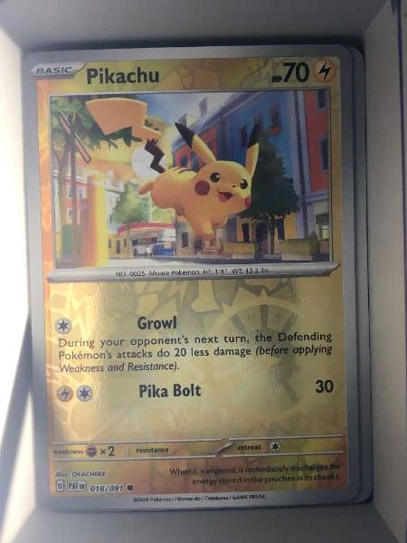 Pikachu - Paldean Fates #018/091