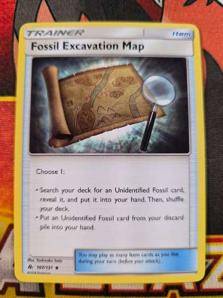 Fossil Excavation Map - Forbidden Light #107/131