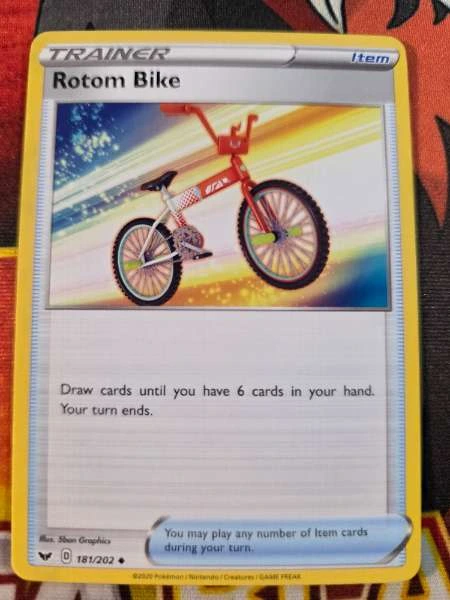 Rotom Bike - Sword & Shield Base Set #181/202