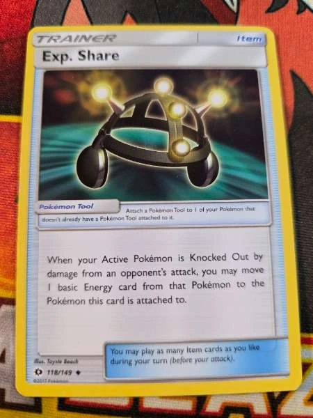 Exp. Share - Sun & Moon Base Set #118/149