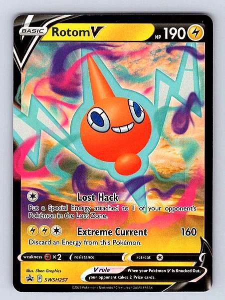 Rotom V - Sword & Shield Black Star Promos #SWSH257