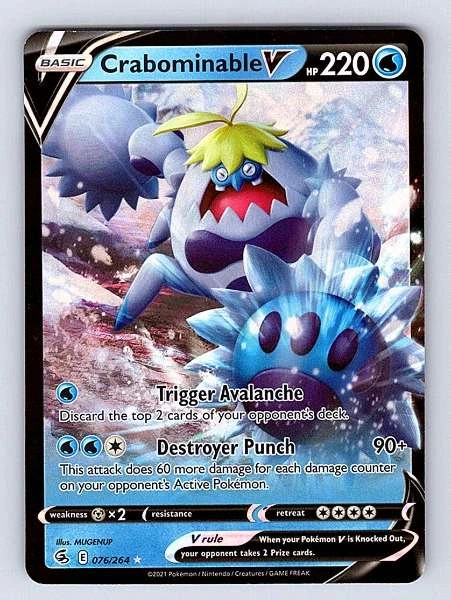 Crabominable V - Fusion Strike #076/264
